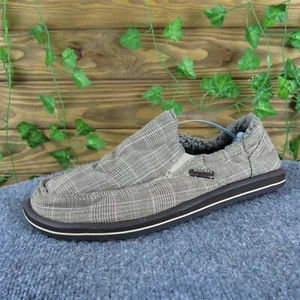 SKECHERS Men's Flat Tan Fabric Size 10 Medium Gently Used 2025 - Picture 1 of 6
