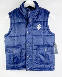 Chaleco acolchado azul Rocawear para niños talla pequeña 8 - Imagen 1 de 8