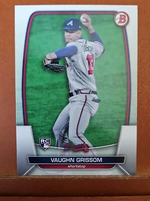 2023 Bowman #42 Vaughn Grissom RC BRAVES  - Image 1 of 2