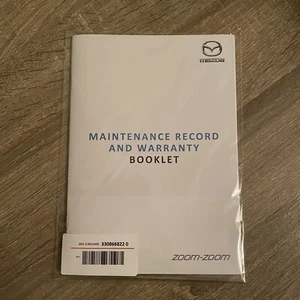 BLANK NEW MAZDA SERVICE LOG BOOK BOOKLET - Picture 1 of 2