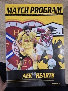 Match Program AEK vs. Hearts - Zdjęcie 1 z 2