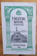 Patrick Macnee (The Avengers) Stage Debut 1941 Exeter Theatre Royal