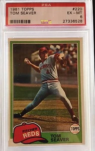 1981 Topps Tom Seaver Cincinnati Reds #220 Baseball Card - Bild 1 von 1