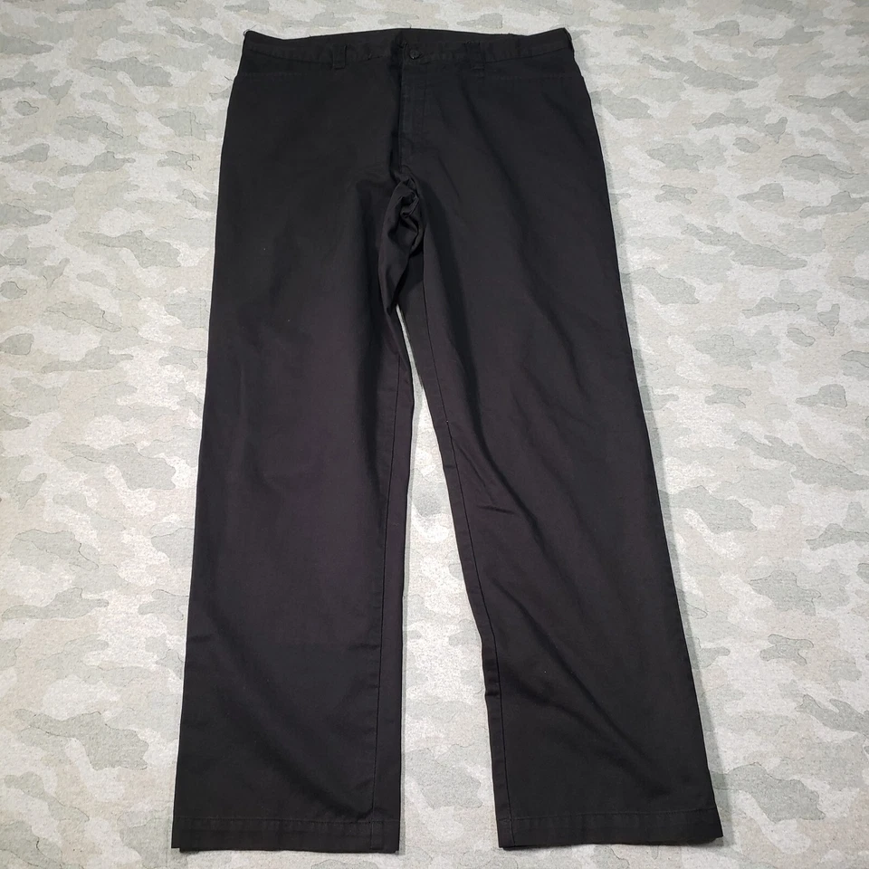 McDonald's Apparel Collection Uniform Pants Mens 36-37 Black Workwear Employee - Image 1 of 4