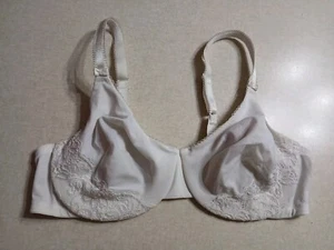Olga Minimizer Bra 40C White Unlined Underwire Full Coverage - Picture 1 of 4