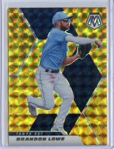 2021 Panini Mosaic Mosaic Reactive Yellow #175 Brandon Lowe - Picture 1 of 1