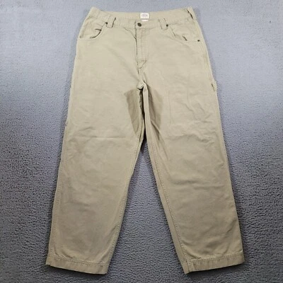 Pantalones Cherokee Vintage Para Hombre 36X30 Beige Pierna Recta Caqui Pantalones Calce Clásico Foto 1 de 4