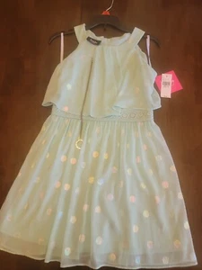 BY & BY Girl dress mint size 10 - Picture 1 of 4
