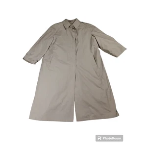 Newport Harbor Career Apparel Heavy Duty Removal Wool Men's Khaki TrenchCoat XL - Picture 1 of 11
