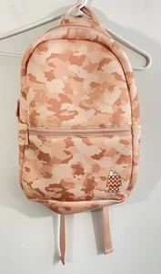 Peanuts Snoopy Backpack Camo school bag 16"H 12"W New woodstock neoprene beige - Picture 1 of 7