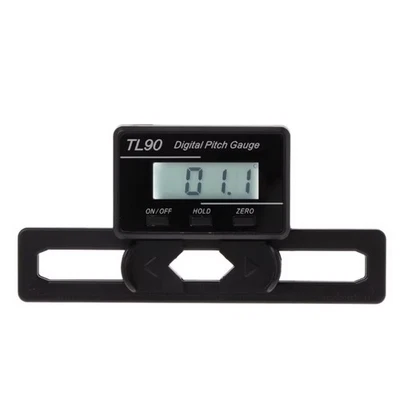 TL90 Digital Pitch Gauge LCD for Helicopter Rotor Blades 250-800mm Used Japan FF - Image 1 of 2