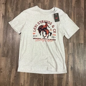 Camiseta Levi's Clásica Gráfica Para Hombre M Cuello Redondo 100% Algodón Nueva Con Etiquetas Caballo Vaquero - Imagen 1 de 8