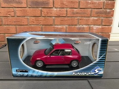 Solido 9154 Peugeot 205 GTI Tuning 1990 - 1:18 Raro Foto 1 de 4