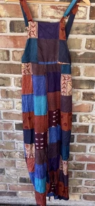 Mono ROMWE NUEVO CON ETIQUETAS Hippie Estampado de Retazos Talla Extra Pequeño XS US 2 Elástico - Imagen 1 de 6