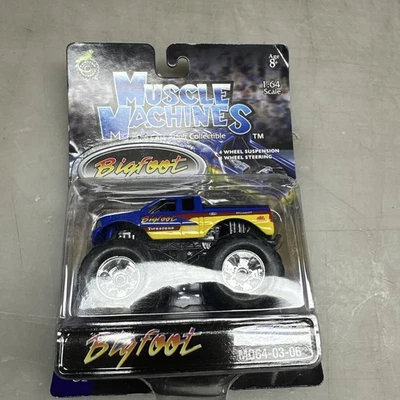BIGFOOT Monster Truck Raro Muscle Machines FORD Truck Scala 1:64 2003 Nuovo 4x4x4 - Immagine 1 di 4
