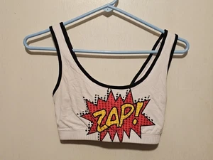 Teenage Runaway Sport BH Crop Top Damen Größe Medium Zap! - Bild 1 von 4