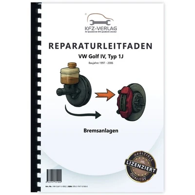 VW Golf 4 Typ 1J 1997-2006 Bremsanlagen Bremsen System Werkstatthandbuch - Bild 1 von 4