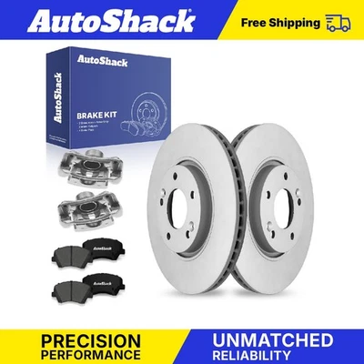 Front Brake Rotors Premium Ceramic Pads Calipers for 2017-2018 Kia Forte5 - Image 1 of 4