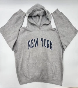 BRANDY MELVILLE JOHN GALT Christy New York PULLOVER Hoodie Sweatshirt Grau OS - Bild 1 von 16