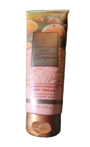 Bath and Body Works SWEET CINNAMON PUMPKIN Ultra Shea Körpercreme ~ 8 flüssige Unzen - Bild 1 von 4
