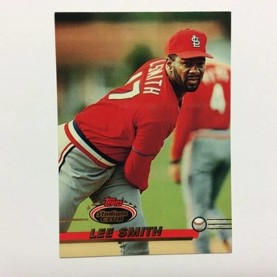 1993 Topps Stadium Club - Lee Smith #462 - Image 1 of 2