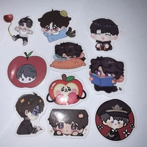 10 Pegatinas Caleb Love And Deepspace Lindas Kawaii LaD Otome Juego Infd Chibi - Imagen 1 de 2
