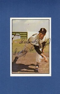 Autograph: #170 SANDY CONSUEGRA, White Sox ~ Baseball History Series | 1979 TCMA - Picture 1 of 3