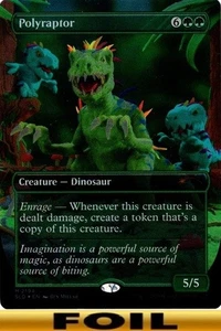 1x - Polyraptor - FOIL BORDERLESS #2194 - Secret Lairs: Extra Life - NM MTG - Bild 1 von 1