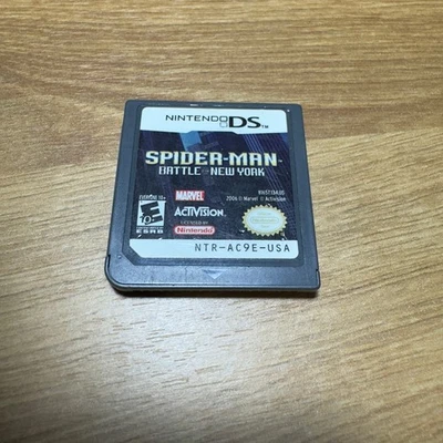 Spider-Man: Battle for New York (Nintendo DS, 2006) carro auténtico solamente Foto 1 de 2