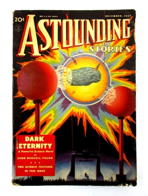 4.0 VG "Astounding Stories" Dec. 1937 Vol. 20 #4 - Vintage Sci-Fi Pulp Magazine - Imagem 1 de 4