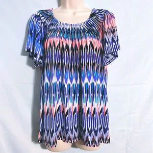 Style & Co Cute Multicolor Top Size 1X - Picture 1 of 3