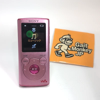 索尼 E 系列 NW-E052 Walkman 数字音频播放器 2GB 粉红色 二手 日本已测试 — 第 1/4 张图片