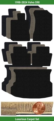Juego de alfombrillas Lloyd Custom Luxe para Volvo S90 1998-2024 (5 piezas) #10H4 Foto 1 de 4