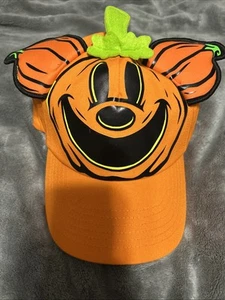 Baseballmütze Kappe Walt Disney Parks Mickey Mouse Jack-o'-Lantern im Dunkeln leuchtend - Bild 1 von 2
