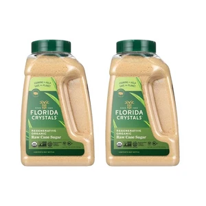 Florida Crystals Regenerative Organic Raw Cane Sugar, 48 oz (3 lb) Jug (Pack... - Picture 1 of 5
