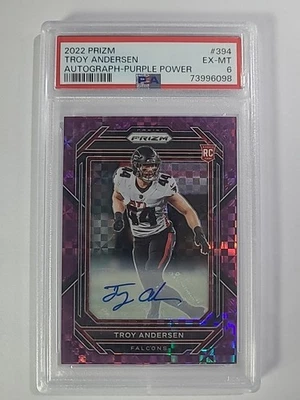 2022 Prizm Troy Anderson Auto Purple Power /49 - Image 1 of 2