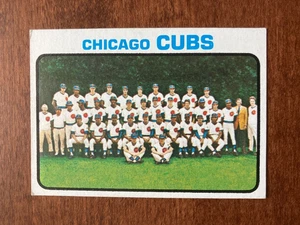 1973 Topps, #464 Chicago Cubs Team Card, VG-VGEX - Picture 1 of 2