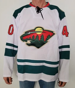 Minnesota Wild Devan Dubnyk #40 Reebok NHL Authentic Center Ice Trikot Gr. 50 - Bild 1 von 4