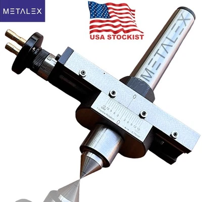 Lathe Taper Turning Attachment Cross Slide MT3 Shank With Revolving Live Center - Image 1 of 4