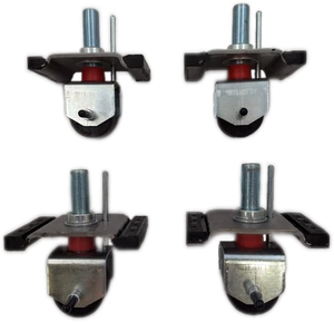 017E11670 Laufrollen 4er Pack mit Montageplatten  - Bild 1 von 6