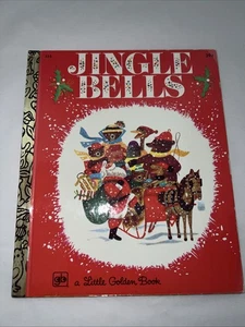 1973 JINGLE BELLS 4TH EDITION #553 Little Golden Book Christmas - Imagen 1 de 9