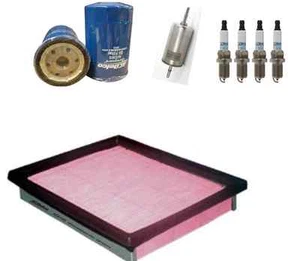 SERVICE KIT suits FORD FIESTA 2004-08 OIL AIR FUEL FILTERS SPARK PLUG Genuine - Picture 1 of 7
