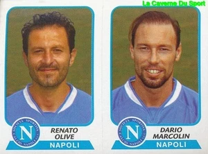 540 OLIVE / MARCOLIN ITALIA SSC NAPOLI STICKER CALCIATORI 2004 PANINI - Picture 1 of 1