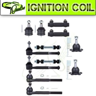 12pcs Front Tie Rod Ends Ball Joints For GMC Chevrolet C1500 C2500 1988-1992 Foto 1 de 4