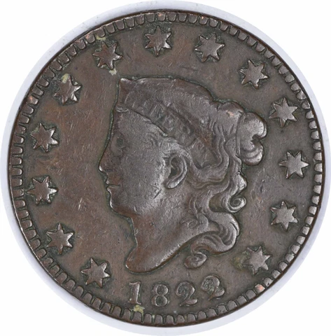 1822 Large Cent F Uncertified #1226 Cover