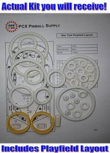 1979 Bally Star Trek Pinball Machine Rubber Ring Kit - Picture 1 of 2