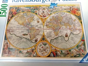 Puzzle raversburger 1500 Pezzi MAPPAMONDO STORICO 16381 - Imagen 1 de 1