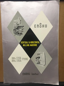 Vtg ENSHU Limited Trade Catalog 1VA 1HA Milling Machine Tool Japan ESK - Picture 1 of 4