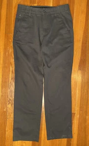 Eddie Bauer Chino Golf Pants Mens Size 30x32 Color Black FAST SHIPPING - Picture 1 of 12