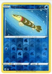 Pokemon TCG Arrokuda 082/264 Swsh08: Fusion Strike Reverse Holo - Picture 1 of 1